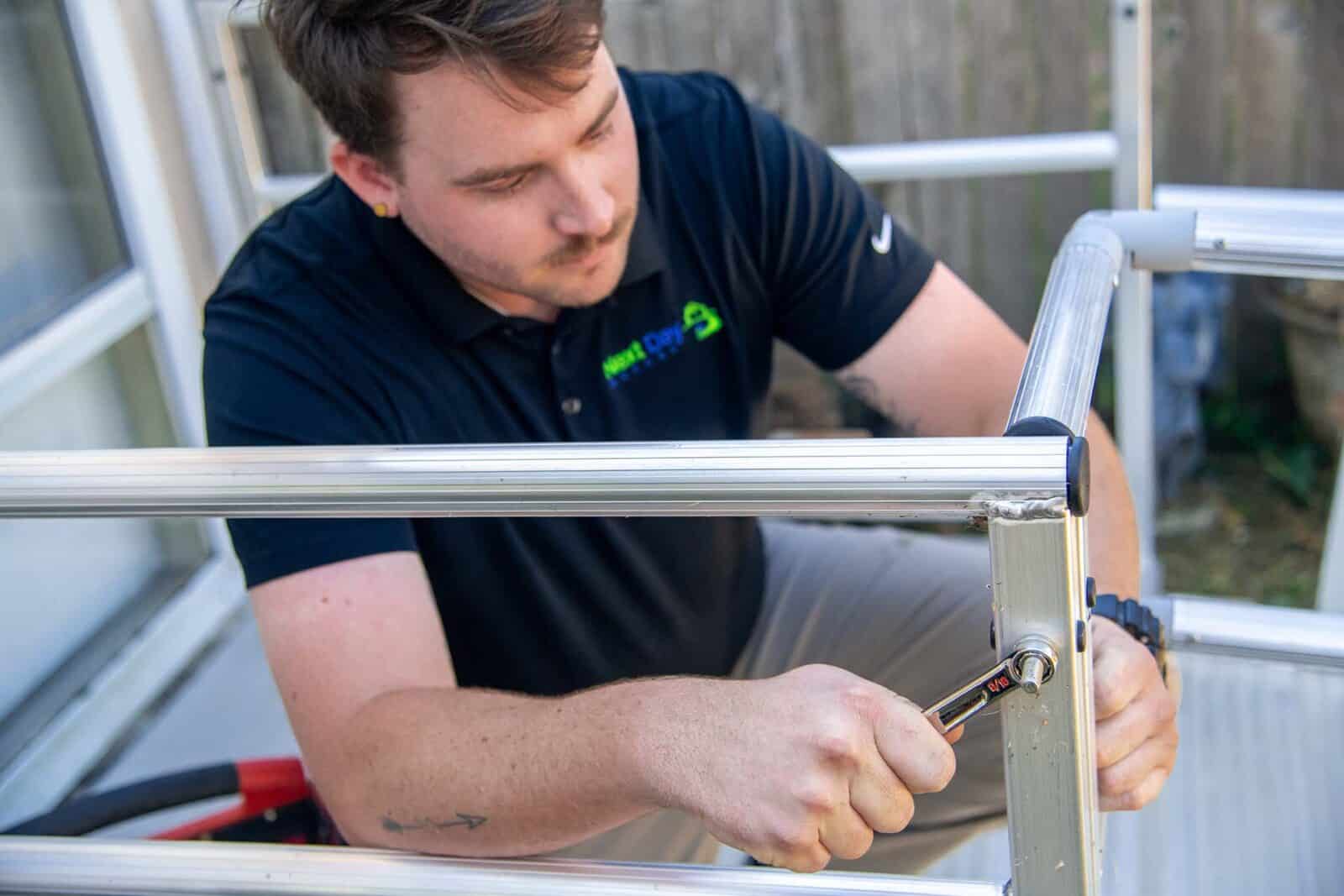 group photo of the next day access knoxville team