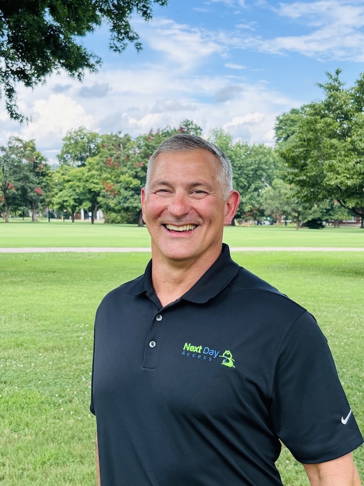 Chad Quayle, co-owner of Next Day Access Northwest Arkansas