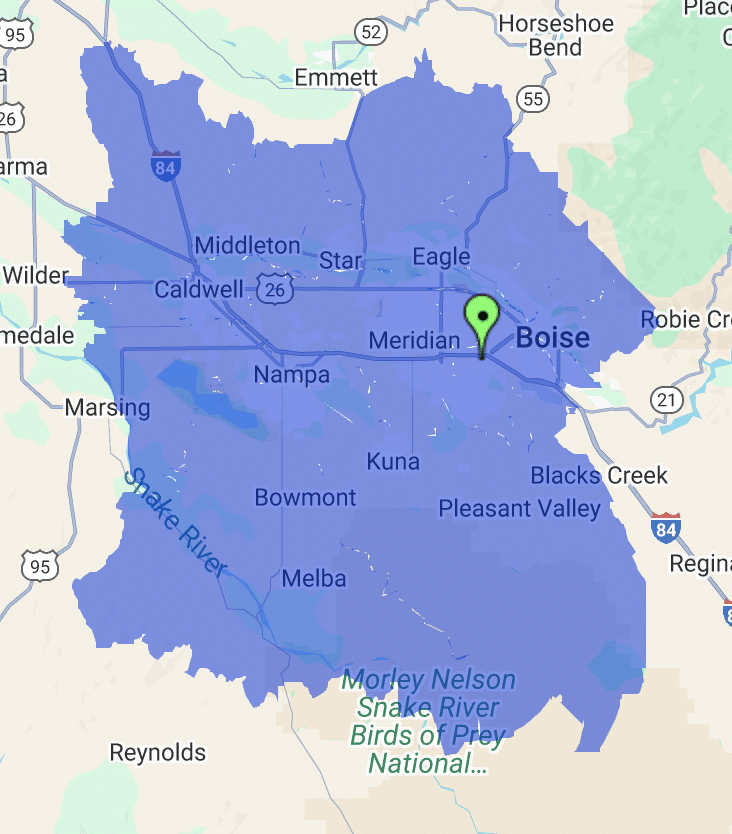 coverage area for knoxville tn