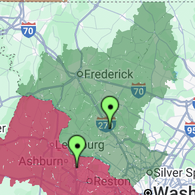 coverage area for knoxville tn