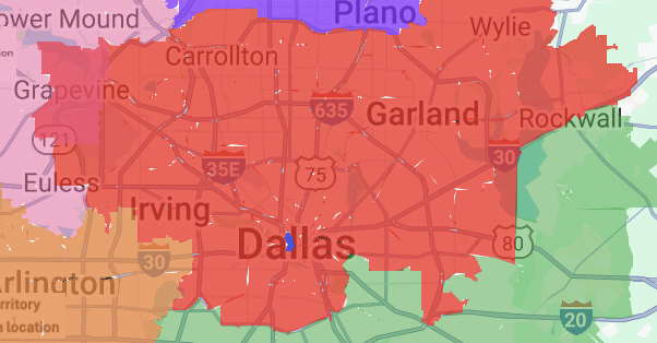 coverage area for knoxville tn