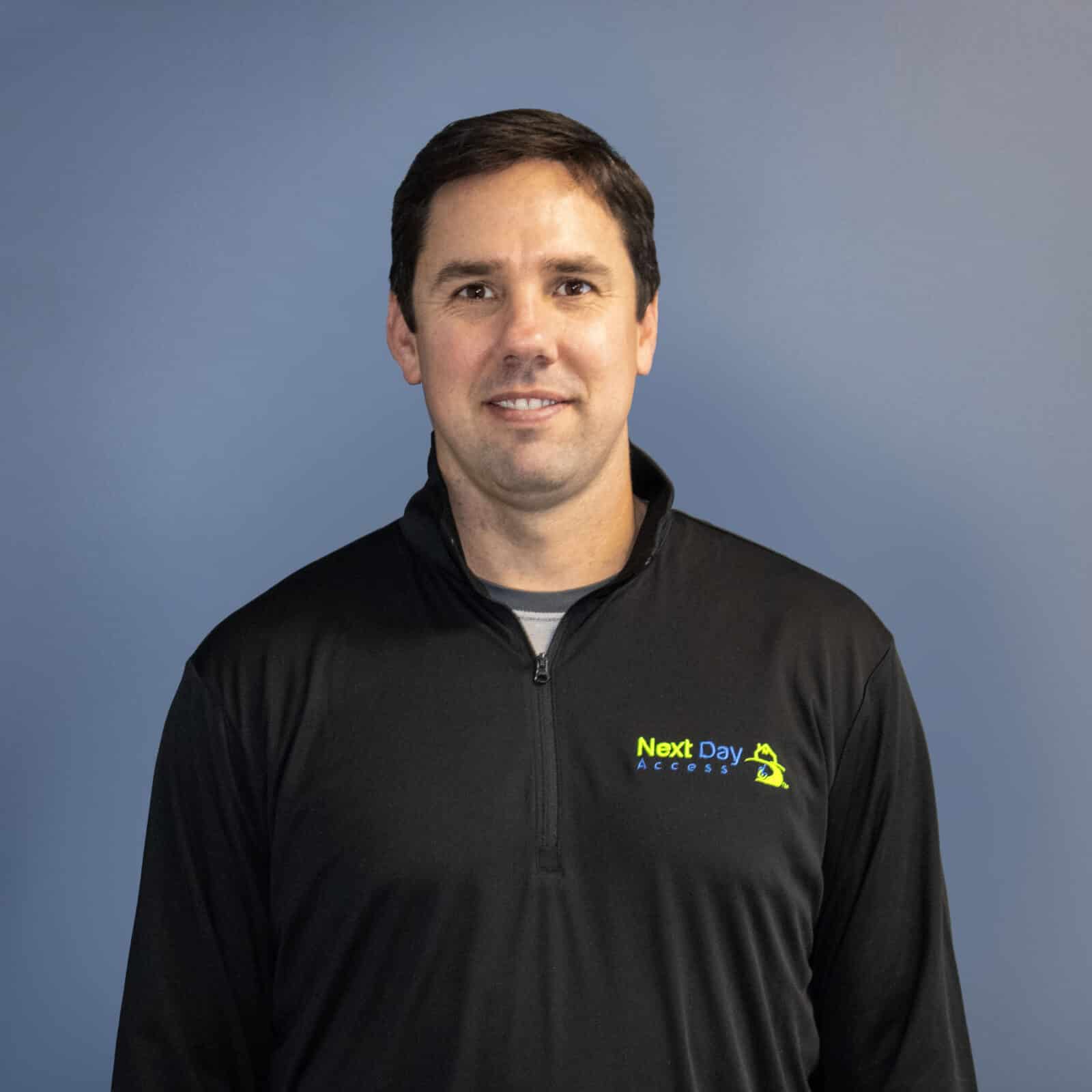 A trio from the Next Day Access team on a job site in San Antonio Texas