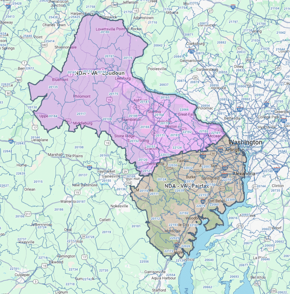 coverage area for knoxville tn