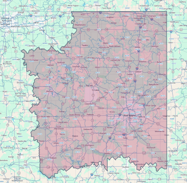 coverage area for knoxville tn