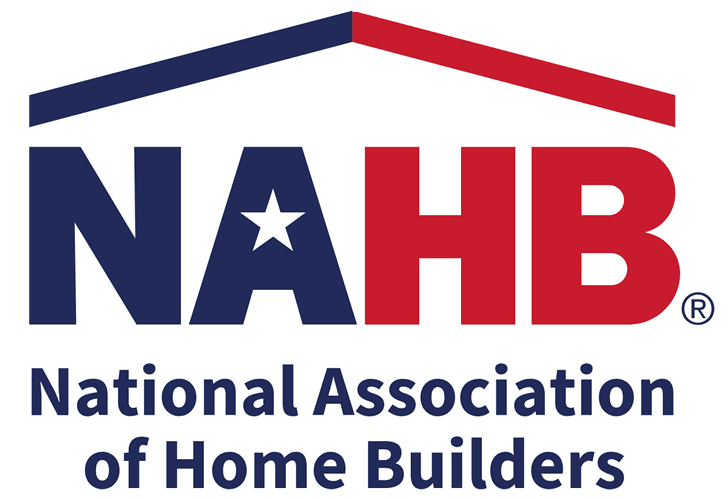 Logo for the National Association of Home Builders (NAHB), featuring a stylized graphic of a house.