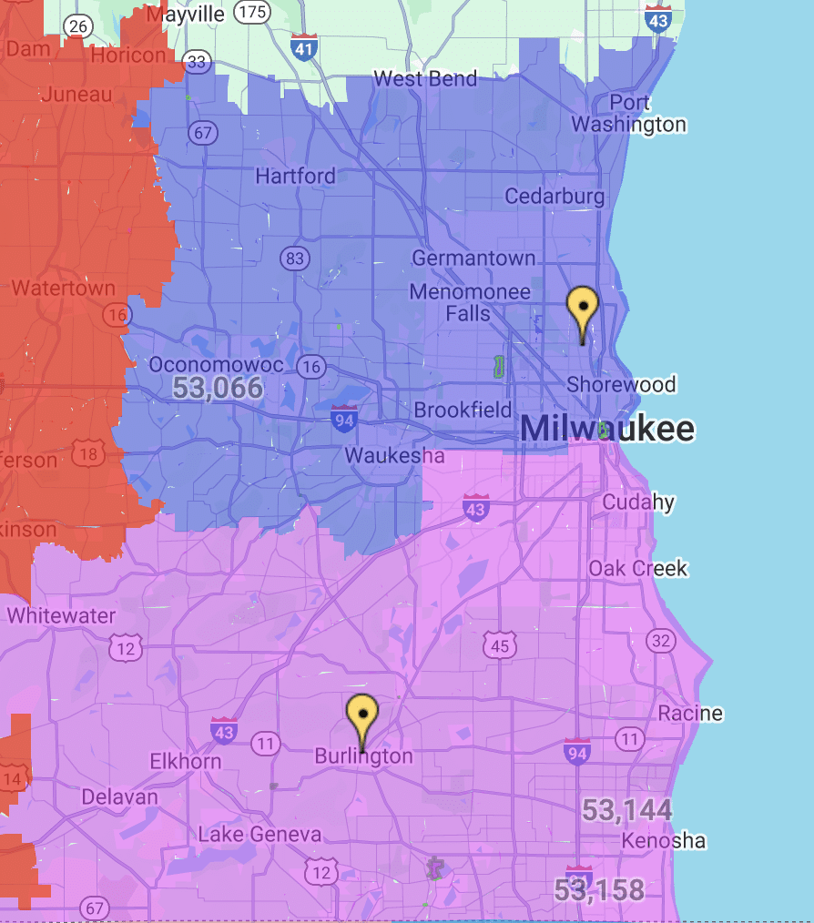coverage area for knoxville tn