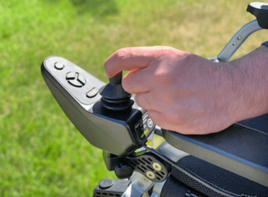 ADA complaint exterior ramp on the outside of a brick building