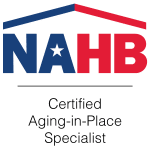 Blue "NA" and red "HB" with a star in the A, and a blue and red roof shape above the letters.