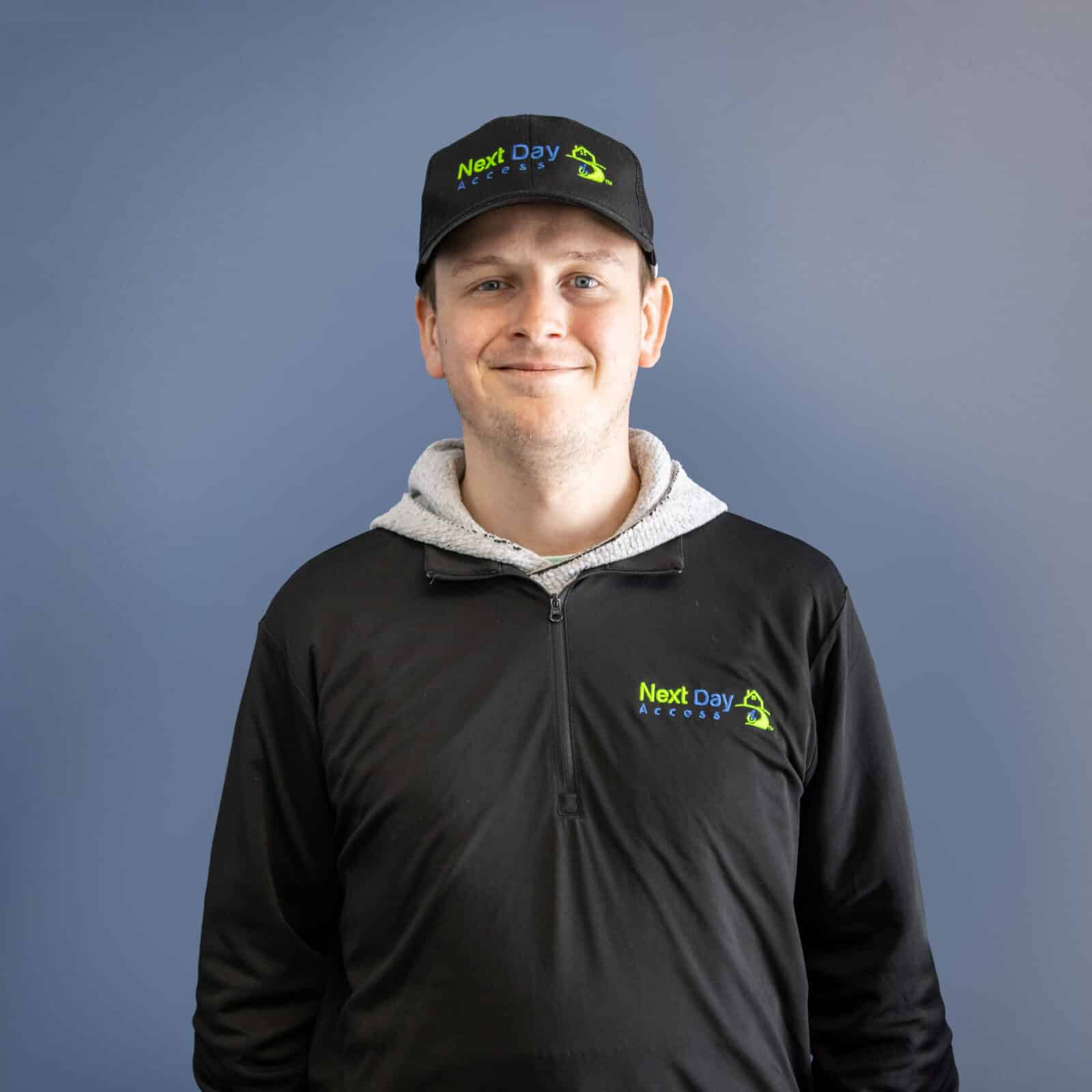 A trio from the Next Day Access team on a job site in San Antonio Texas