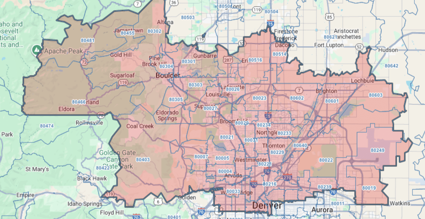 coverage area for knoxville tn