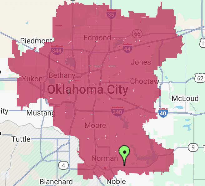 coverage area for knoxville tn