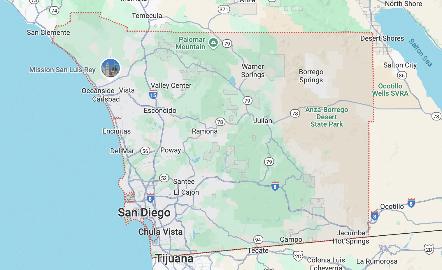 coverage area for knoxville tn