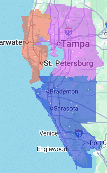 coverage area for knoxville tn