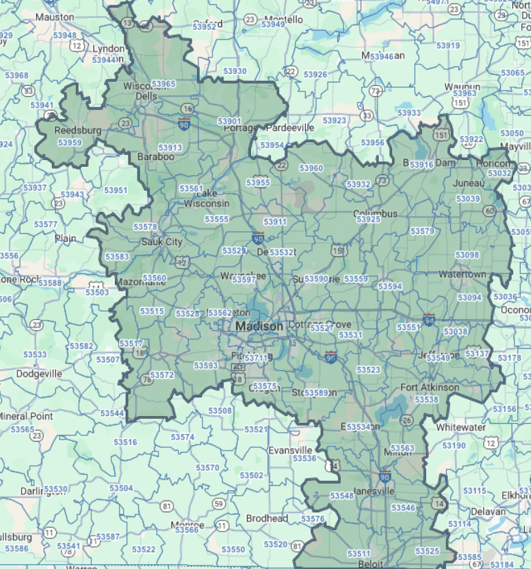coverage area for knoxville tn