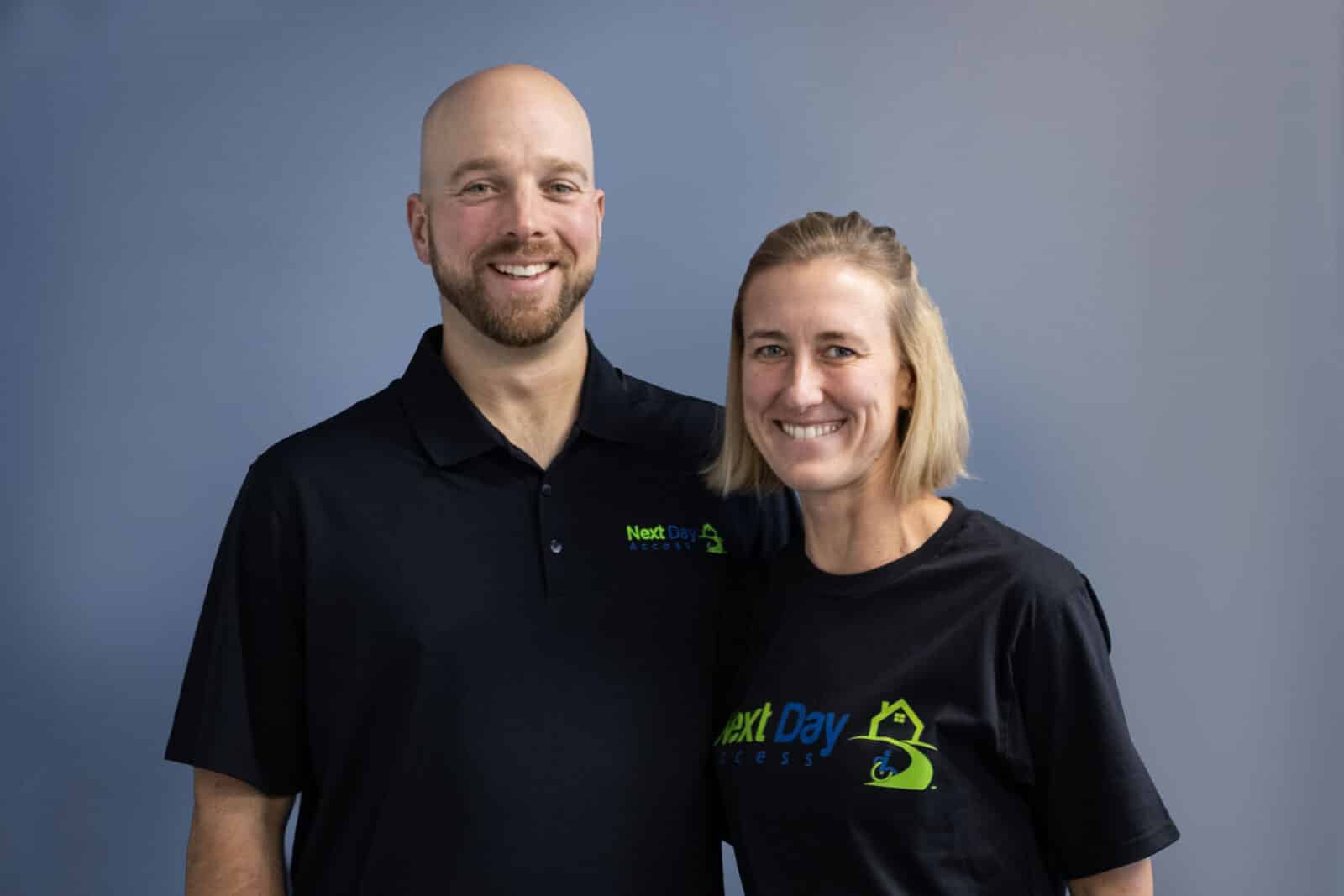 A trio from the Next Day Access team on a job site in San Antonio Texas