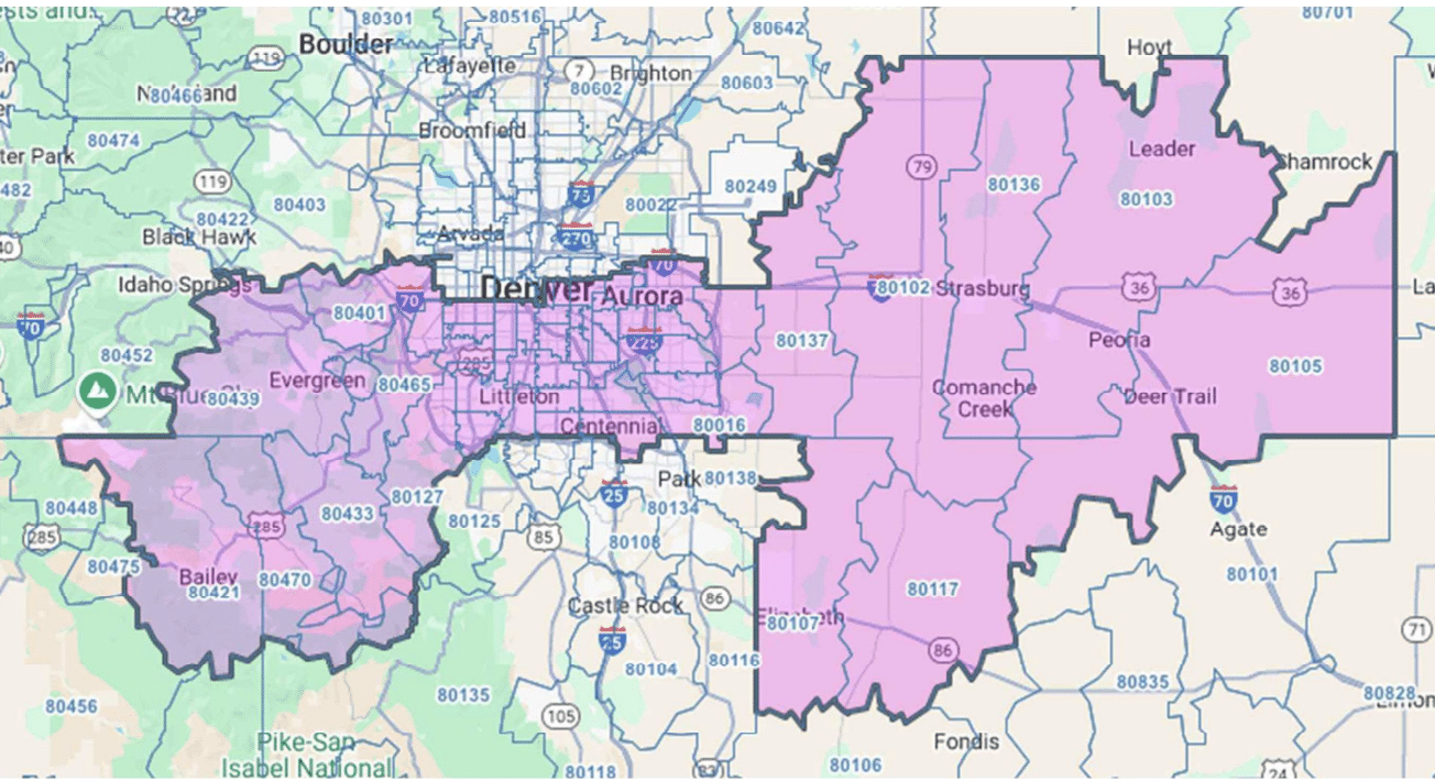 coverage area for knoxville tn