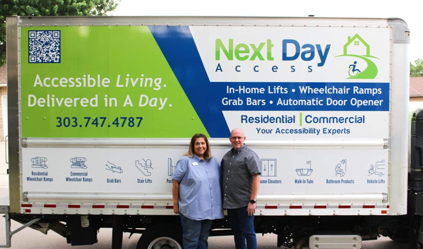 A trio from the Next Day Access team on a job site in San Antonio Texas