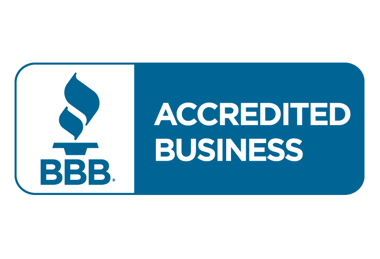 Better Business Bureau (BBB) Accredited Business logo.