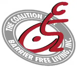 Coalition for barrier free living logo