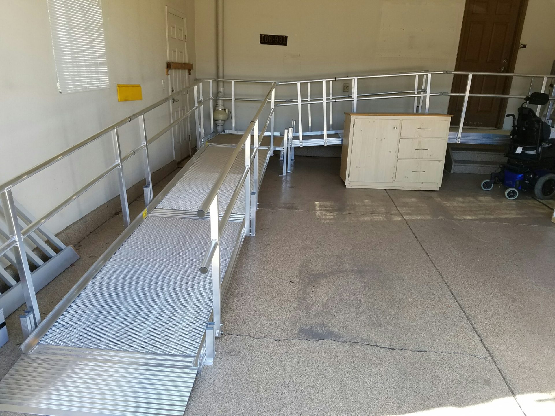 Wheelchair Ramp in Garage- Colorado Springs, CO