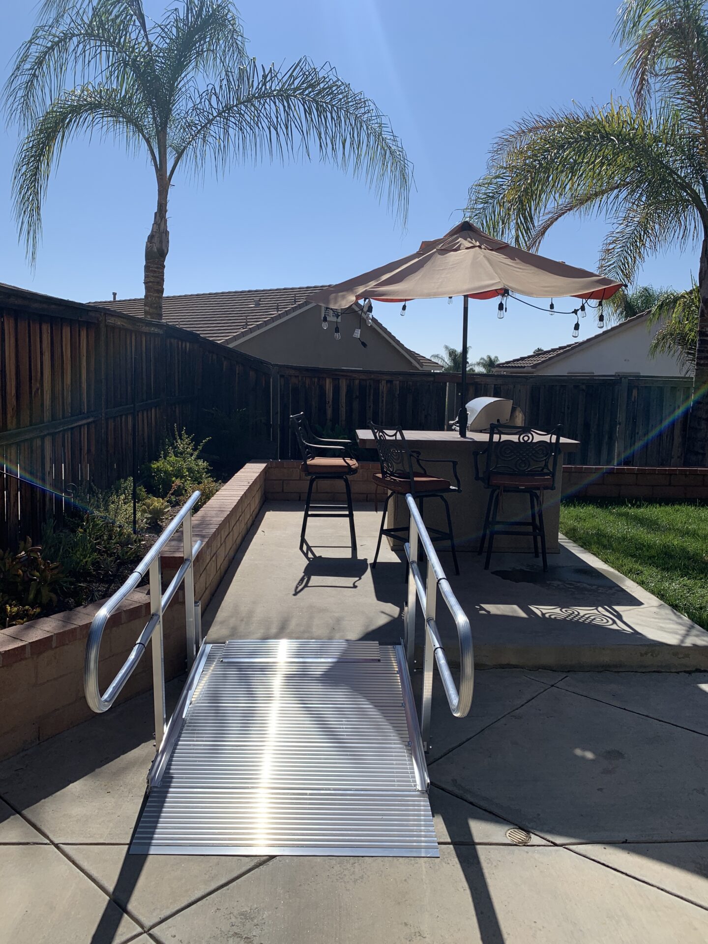 Temporary Wheelchair Ramp in Orange County, CA