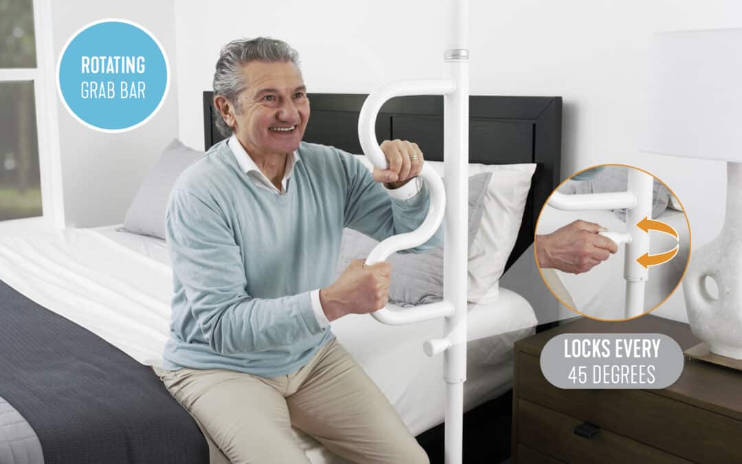Stander Bathtub Security Pole and Curve Grab Bar