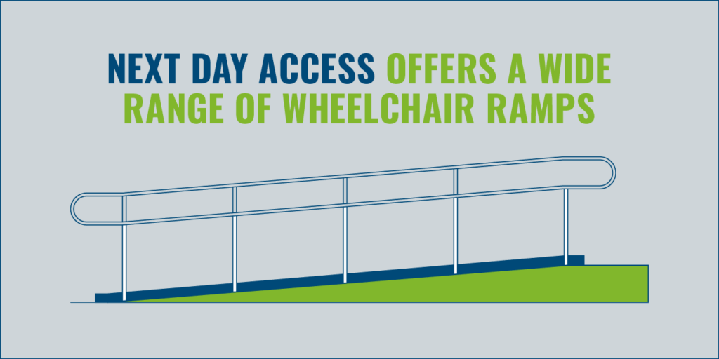 Next Day Access offers a wide range of wheelchair ramps