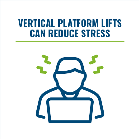 Next Day Access Vertical Platform Lifts reduce stress