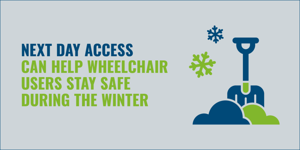 Next Day Access keeps wheelchair users safe in winter