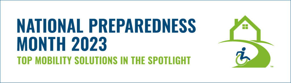 Next Day Access National Preparedness Month title graphic