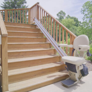 Outdoor Straight Stairlift home & bath modifications wheelchair lift mobility products