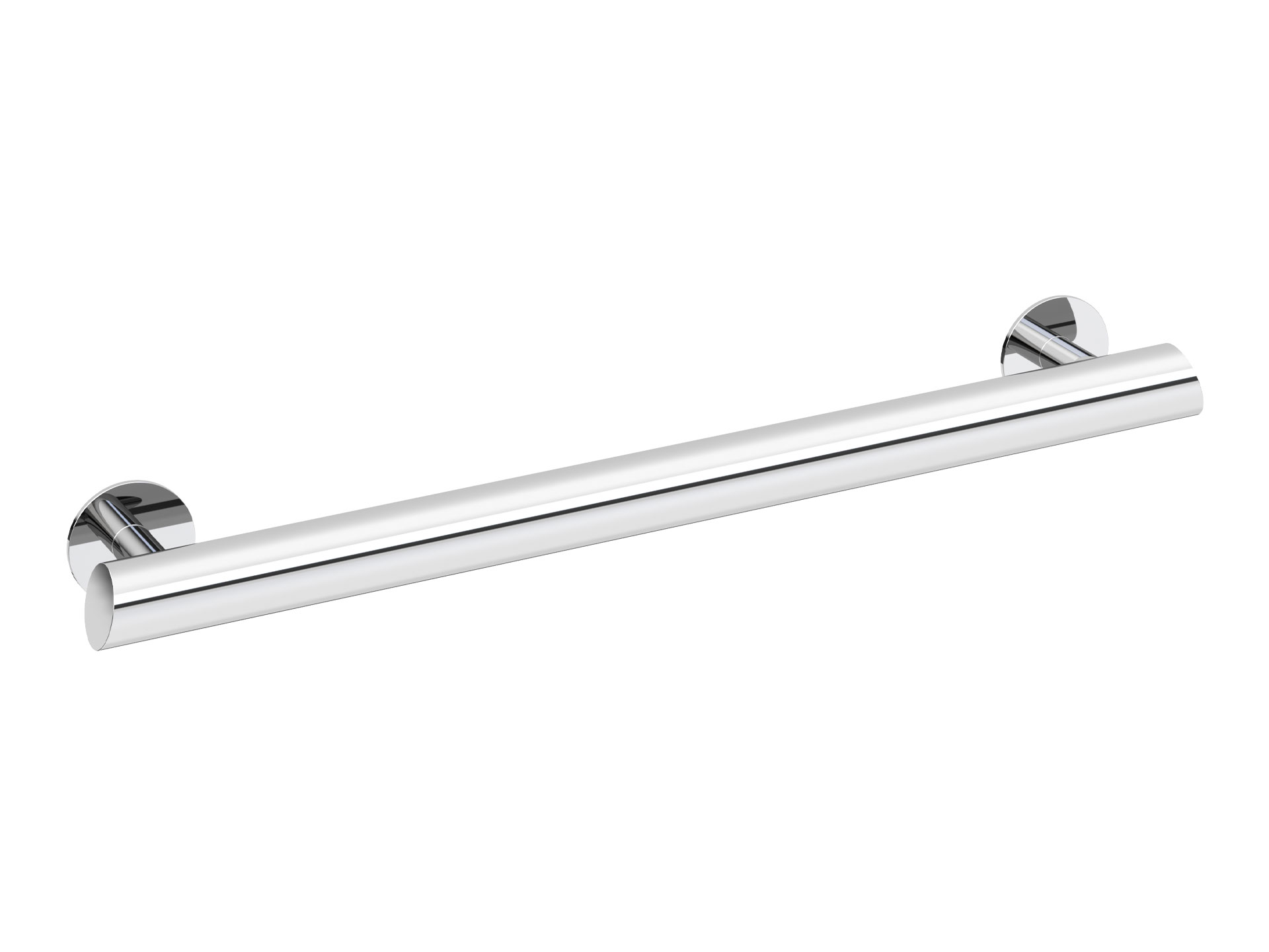 Canted grab bar