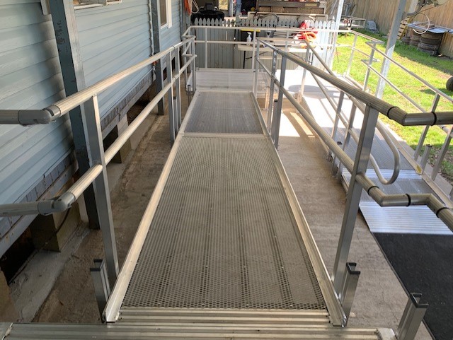 Close Up of Silver Ramp