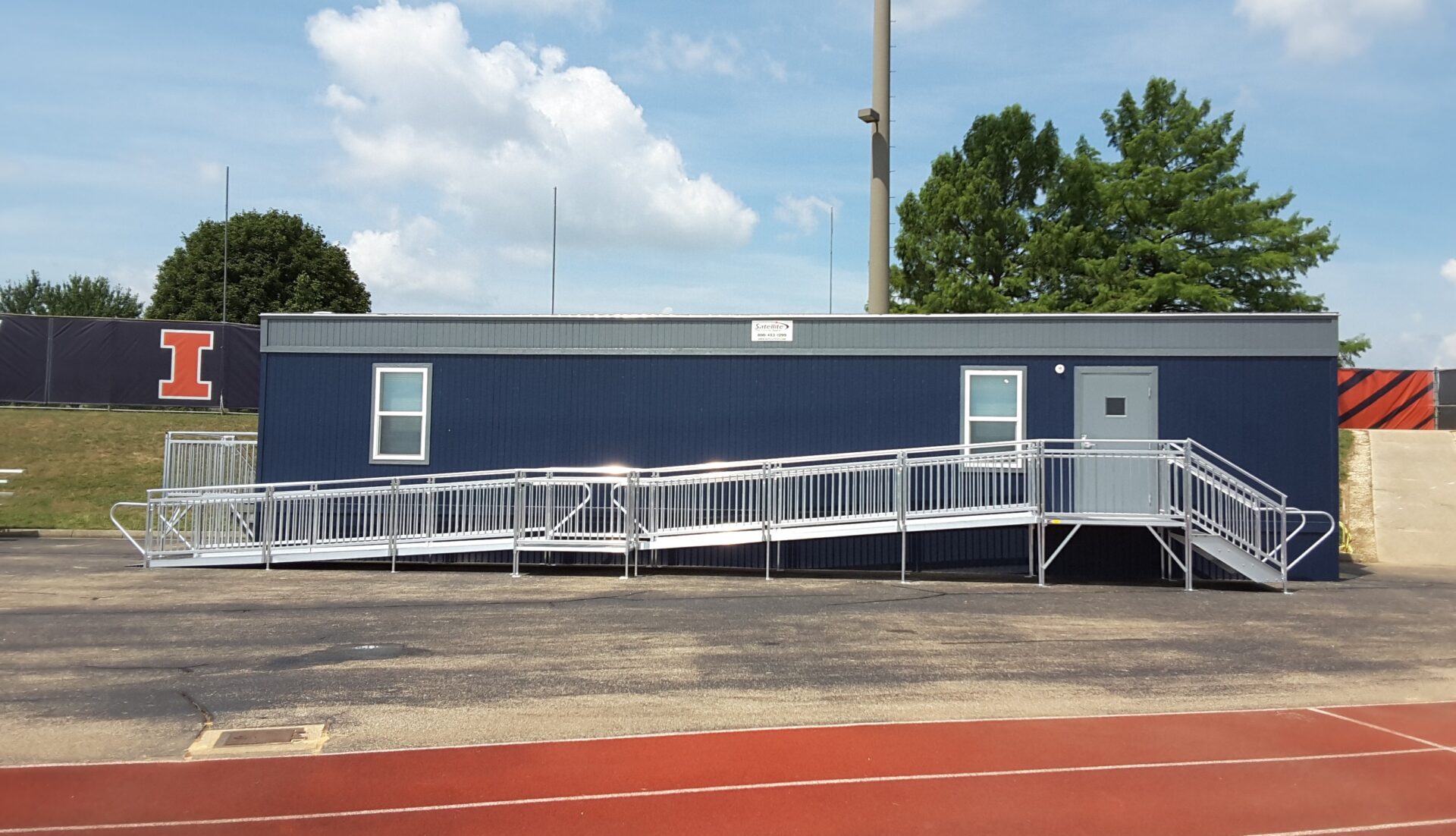 Modular ADA Ramp at a School Accessibility Solutions for Schools