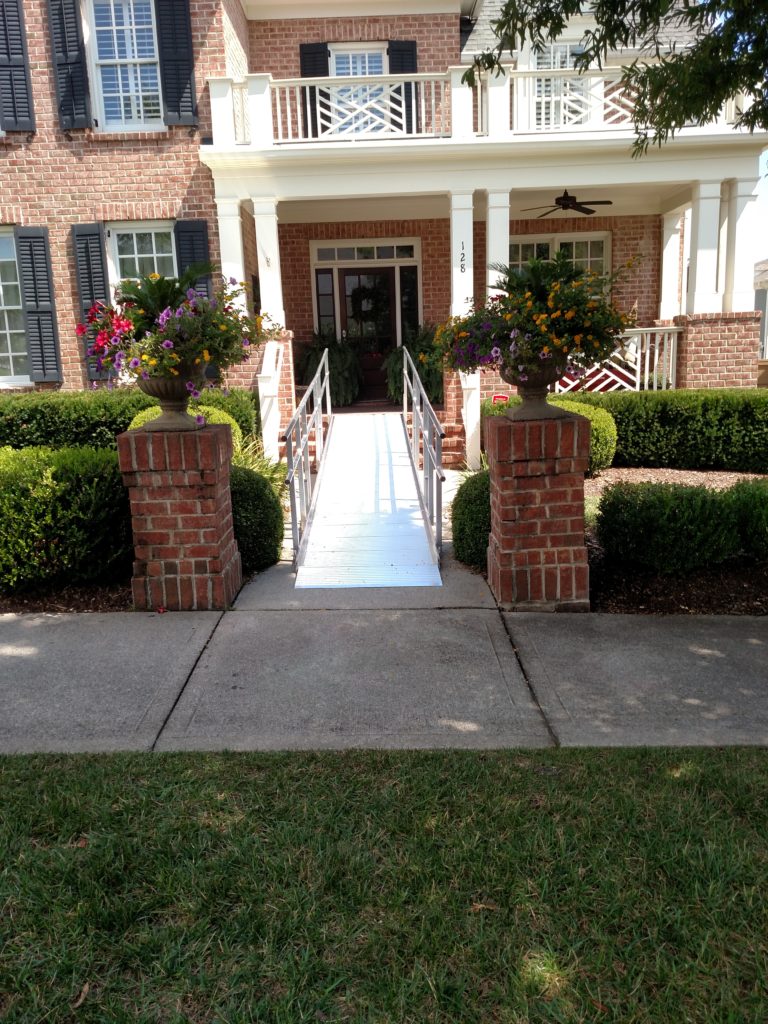 home with wheelchair ramp to retire in place