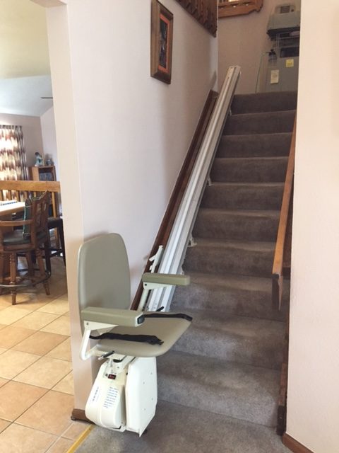 Stairlift for narrow stair- Colorado Springs, CO