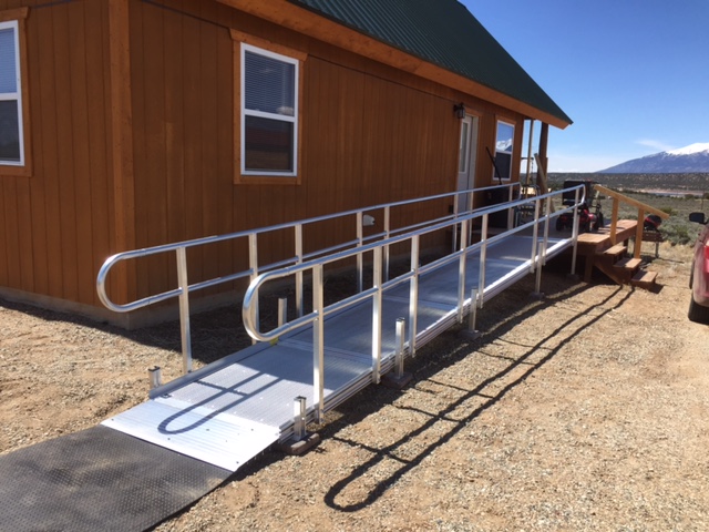 Straight wheelchair ramp- Colorado Springs, CO