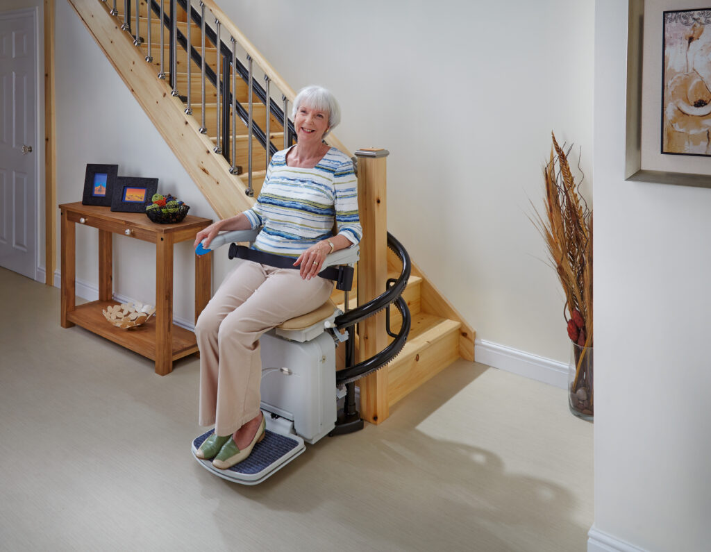 Stair lift for elderly