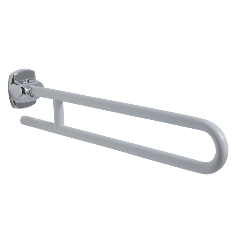 Prestigio Chrome Flange Folding Grab Bar