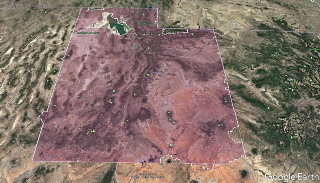 Salt Lake City Google Earth Territory screen shot 1813562213