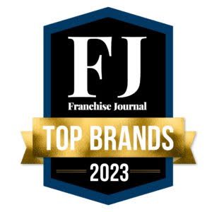 Badge: Franchise Journal Top Brands 2023