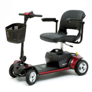 Pride Go-Go Elite Traveller four wheel mobility scooter