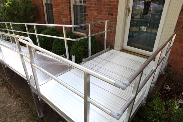 solid surface wheelchair ramp