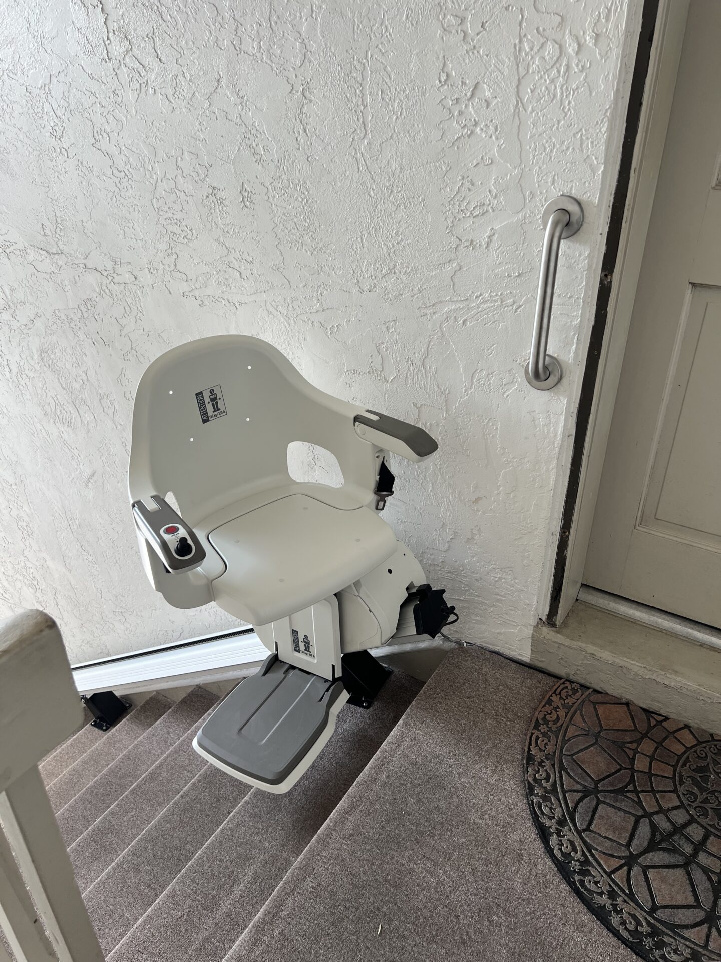 stairlift grab bar