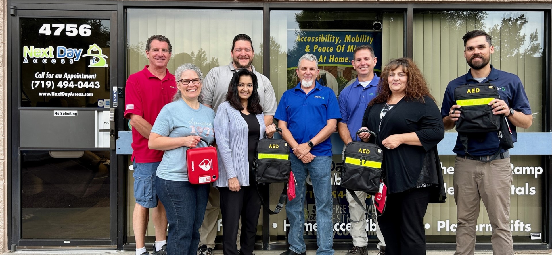 Next Day Access Colorado Springs Receives Funds for AEDs